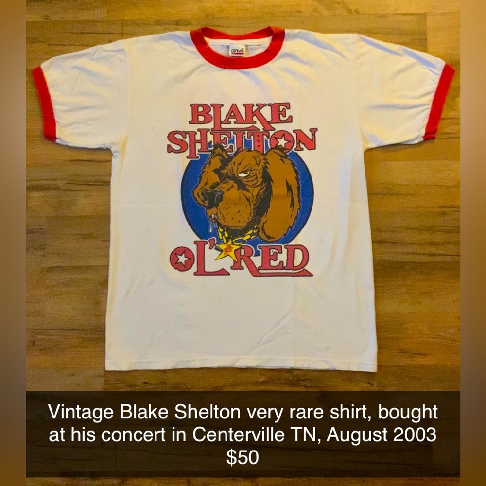 Vintage rare Blake Shelton t-shirt